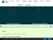 Tablet Screenshot of motturazarcsere.com